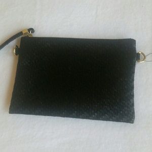 Black Merona Wristlet  NWT.